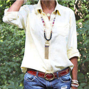 New Stella & Dot Genevieve Tassel Necklace